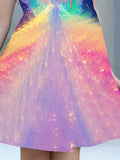 Wunderschönes Prinzessin-Partykleid mit 3D-Digitaldruck