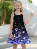 Children's Four-Leaf Clover Strappy Dress