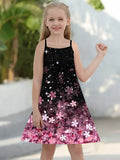 Children's Four-Leaf Clover Strappy Dress