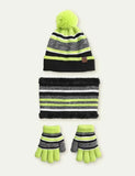Knitted Hat + Scarf + Gloves Three-Piece Set - Mini Taylor
