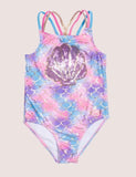 Mermaid Shell Sequined Swimsuit