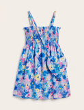 Cute Pattern Prints Dress & Bag