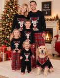 Christmas Reindeer Print Family Matching Pajamas