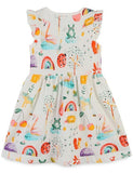 Printed Short Sleeve Dress - Mini Taylor
