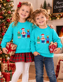 Christmas Animal Applique Sweatshirt