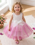 Sleeveless Gradient Star Tulle Princess Dress