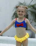 Sweet Split Swimsuit with Ruffled Edges - Mini Taylor