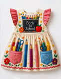 Back To School Colored Pencil Apple Dress