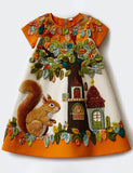Squirrel Tree House Dress