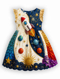 Back To School Galaxy Solar System Dress