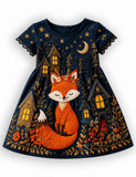 Halloween Haunted House Fox Party Dress