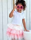 Rainbow Tulle Cake Skirt