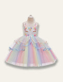 Unicorn Fluffy Princess Tulle Dress