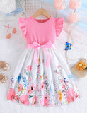 Butterfly Print Dress