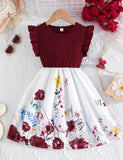 Butterfly Print Dress